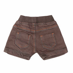 Newborn Boys Denim Short  - Brown, Kids, NB Boys Shorts And Pants, Chase Value, Chase Value