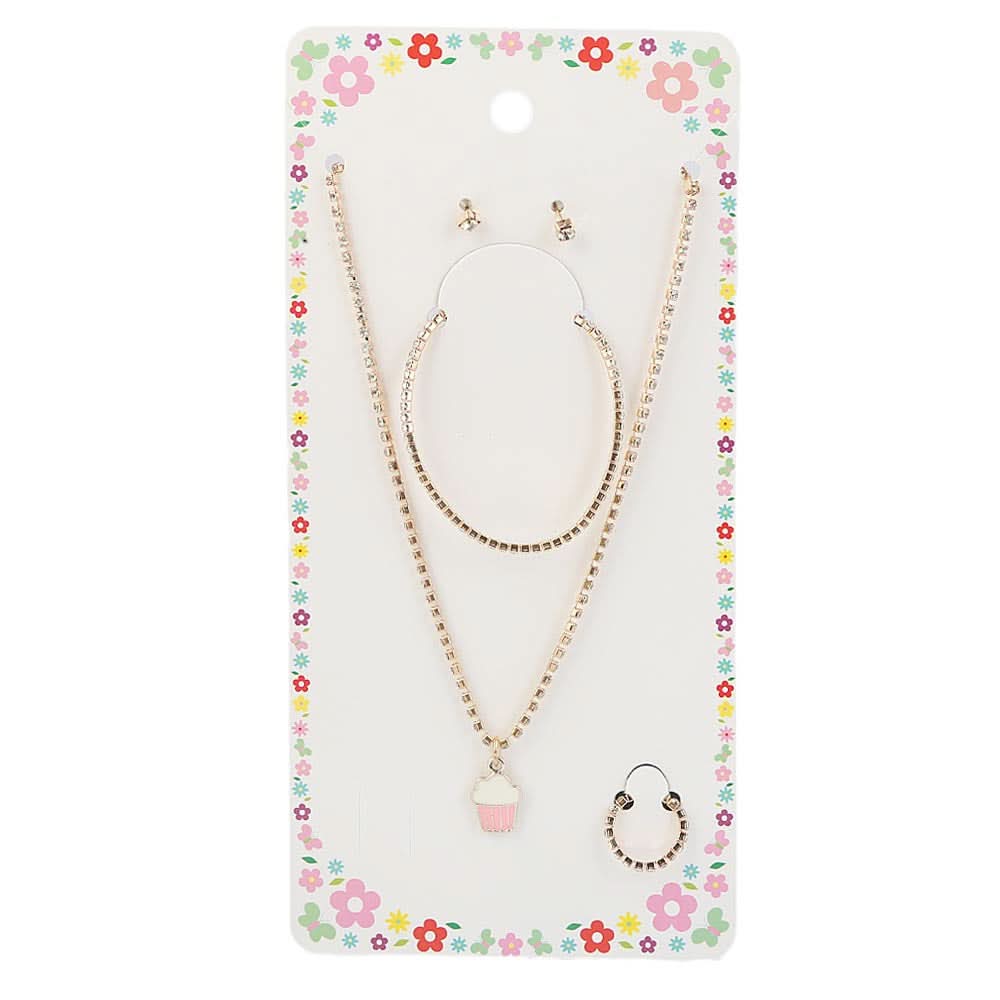 Girls Jewellery Set - Golden, Kids, Jewellery Sets, Chase Value, Chase Value