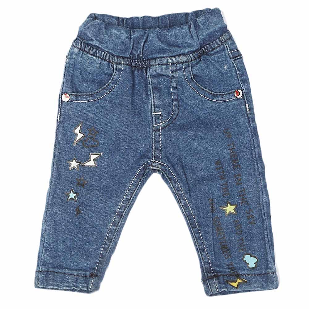 Newborn Boys Denim Pants - Blue, Kids, NB Boys Shorts And Pants, Chase Value, Chase Value