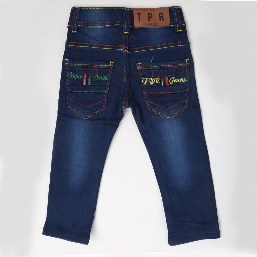 Boys Denim Pant - Dark Blue, Kids, Boys Pants, Chase Value, Chase Value
