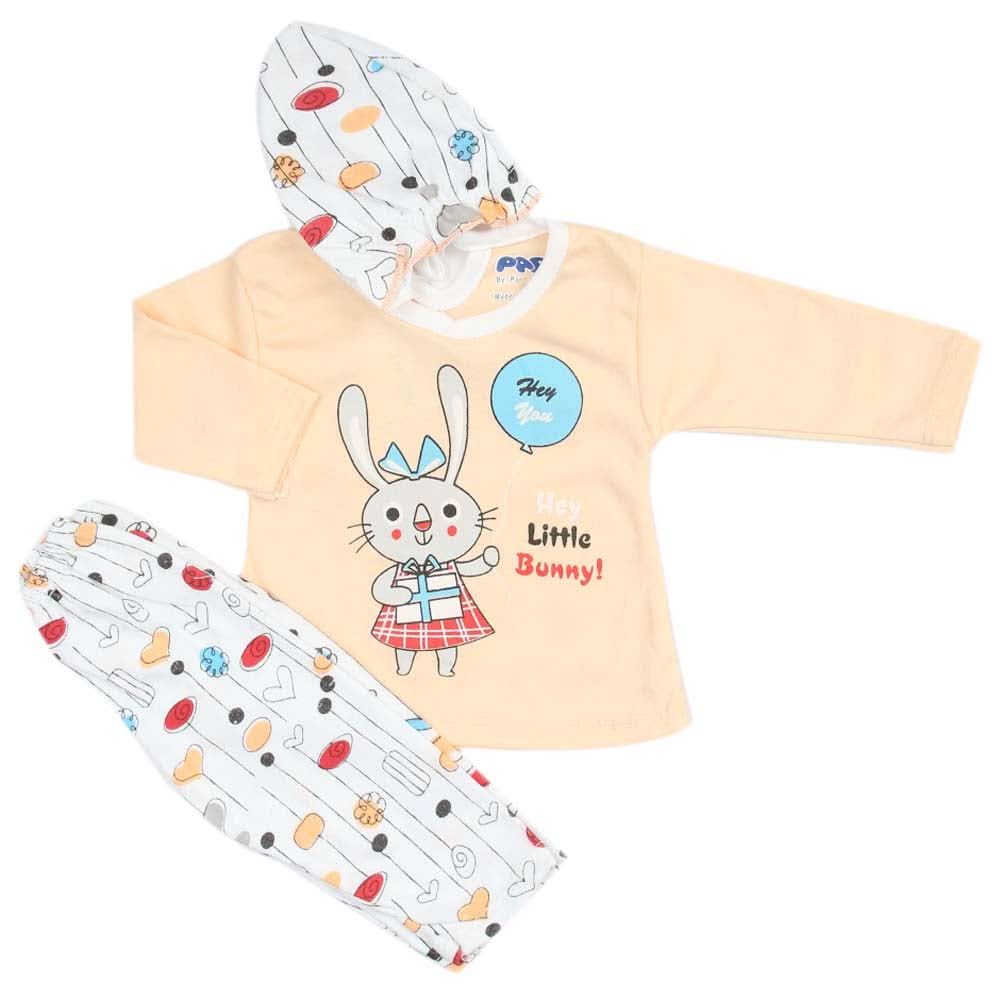 Newborn Boys Full Sleeves Suit - Peach, Newborn Boys Sets & Suits, Chase Value, Chase Value