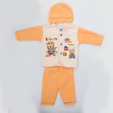 Newborn Boy Full Sleeves Polar Suit 10151 - Orange, Kids, NB Boys Sets And Suits, Chase Value, Chase Value