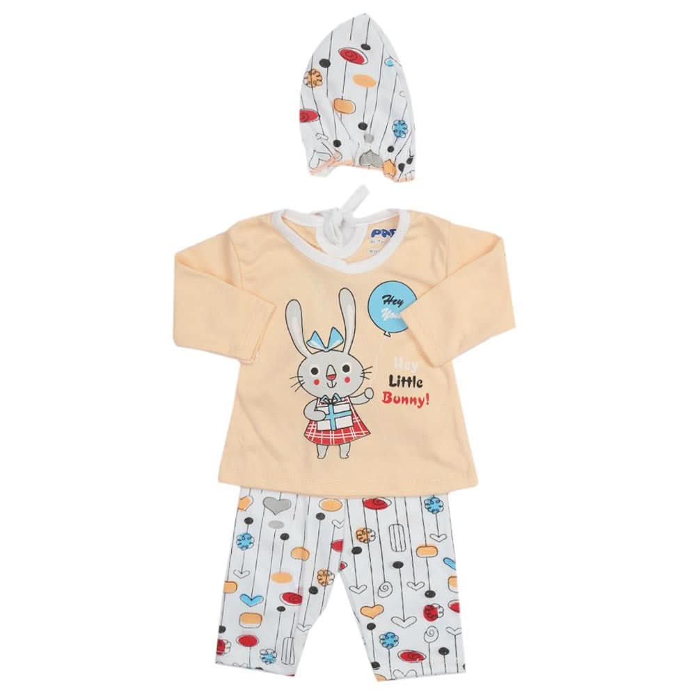 Newborn Boys Full Sleeves Suit - Peach, Newborn Boys Sets & Suits, Chase Value, Chase Value