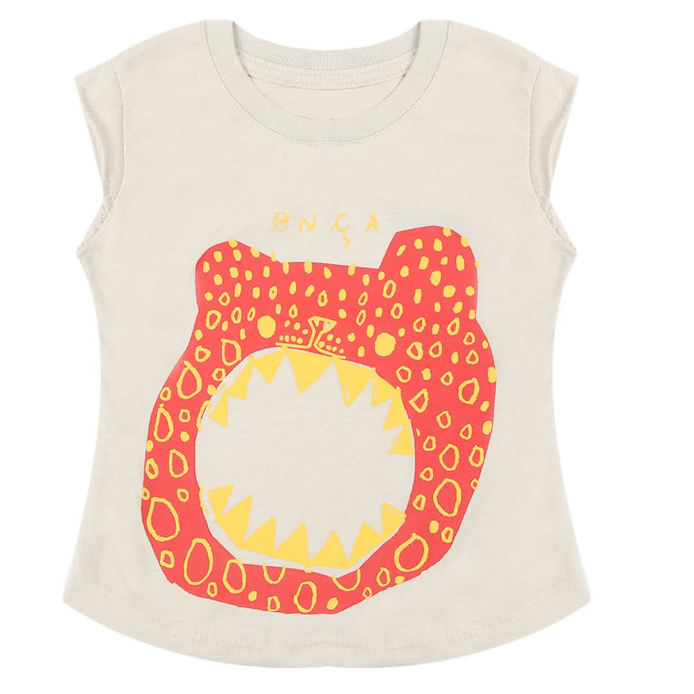 Girls Half Sleeves Printed T-Shirt - Grey, Girls T-Shirts, Chase Value, Chase Value