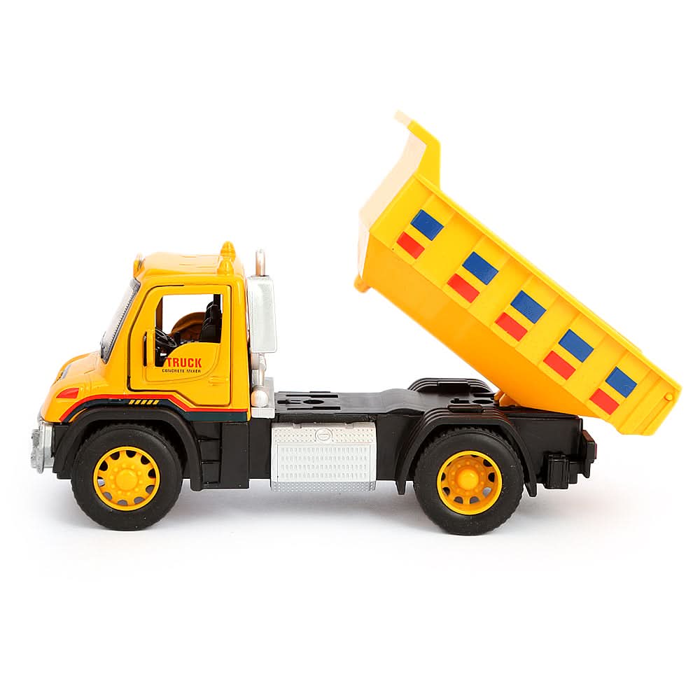 Die Cast Construction Truck - Yellow, Kids, Non-Remote Control, Chase Value, Chase Value