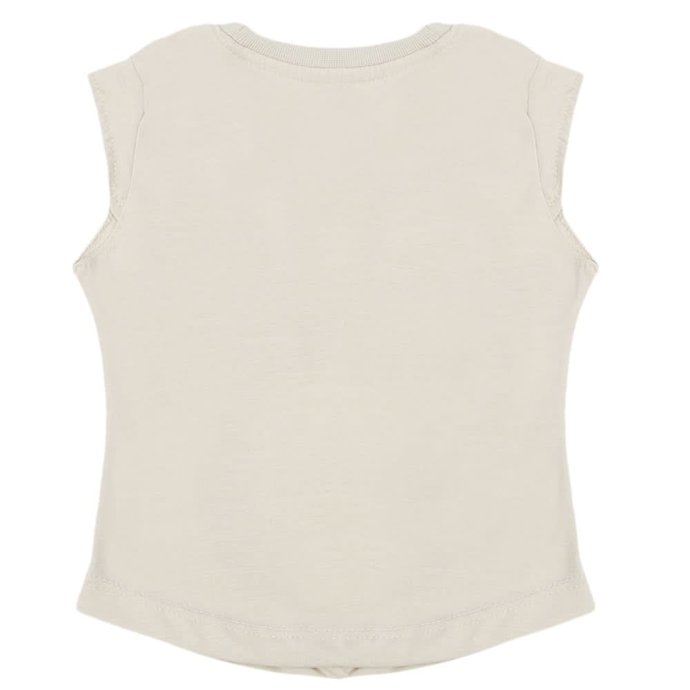 Girls Half Sleeves Printed T-Shirt - Grey, Girls T-Shirts, Chase Value, Chase Value