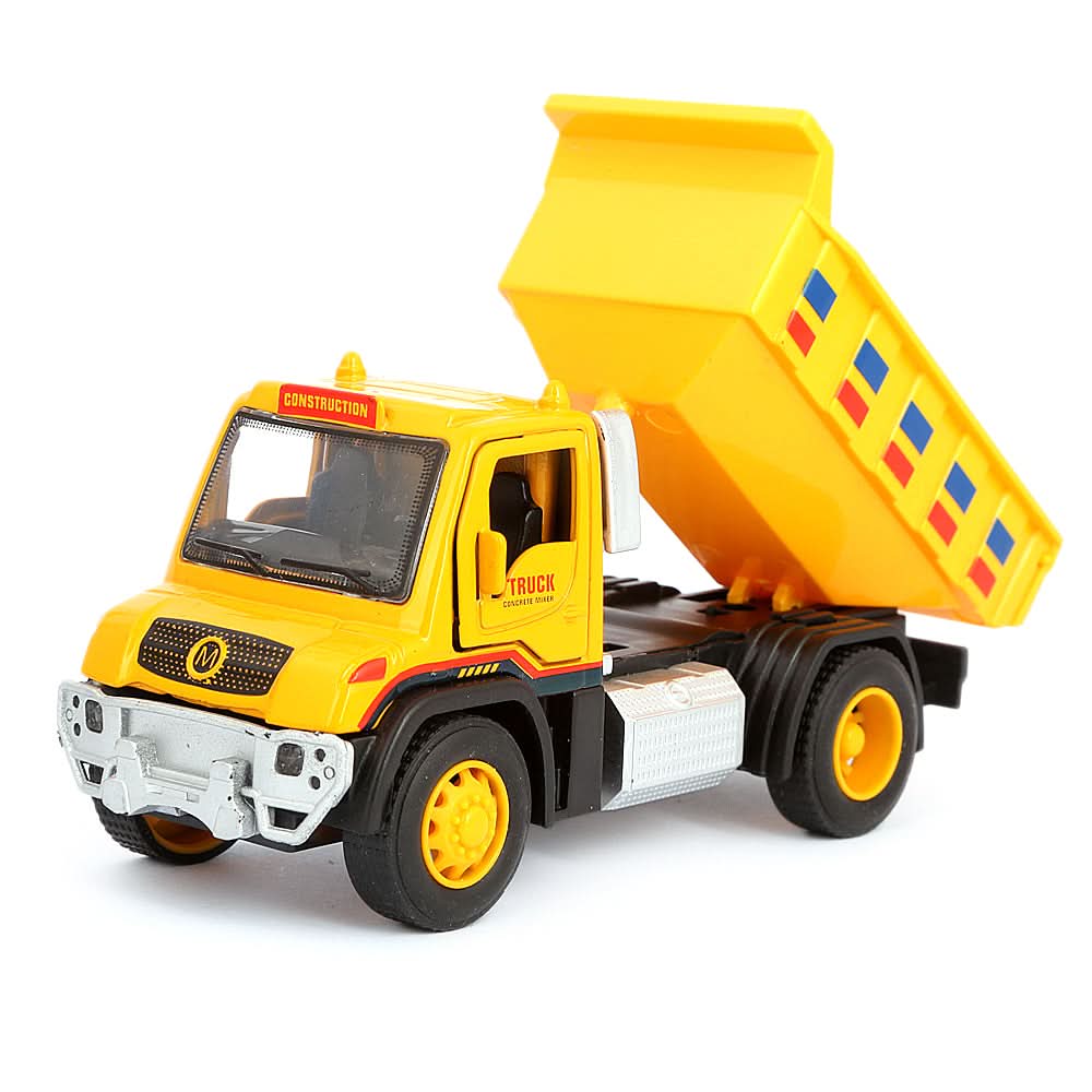 Die Cast Construction Truck - Yellow, Kids, Non-Remote Control, Chase Value, Chase Value