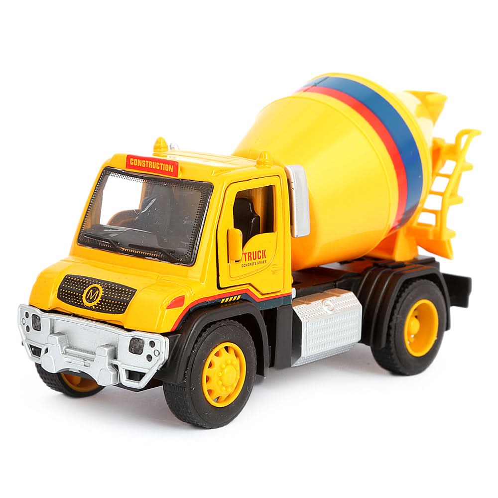 Die Cast Construction Truck - Yellow, Kids, Non-Remote Control, Chase Value, Chase Value