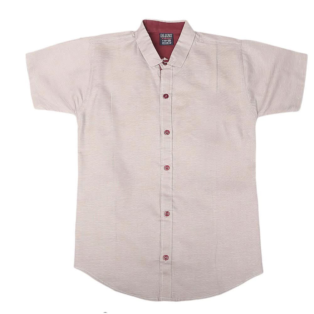 Boys Half Sleeves Printed Shirt - Coffee, Kids, Boys Shirts, Chase Value, Chase Value