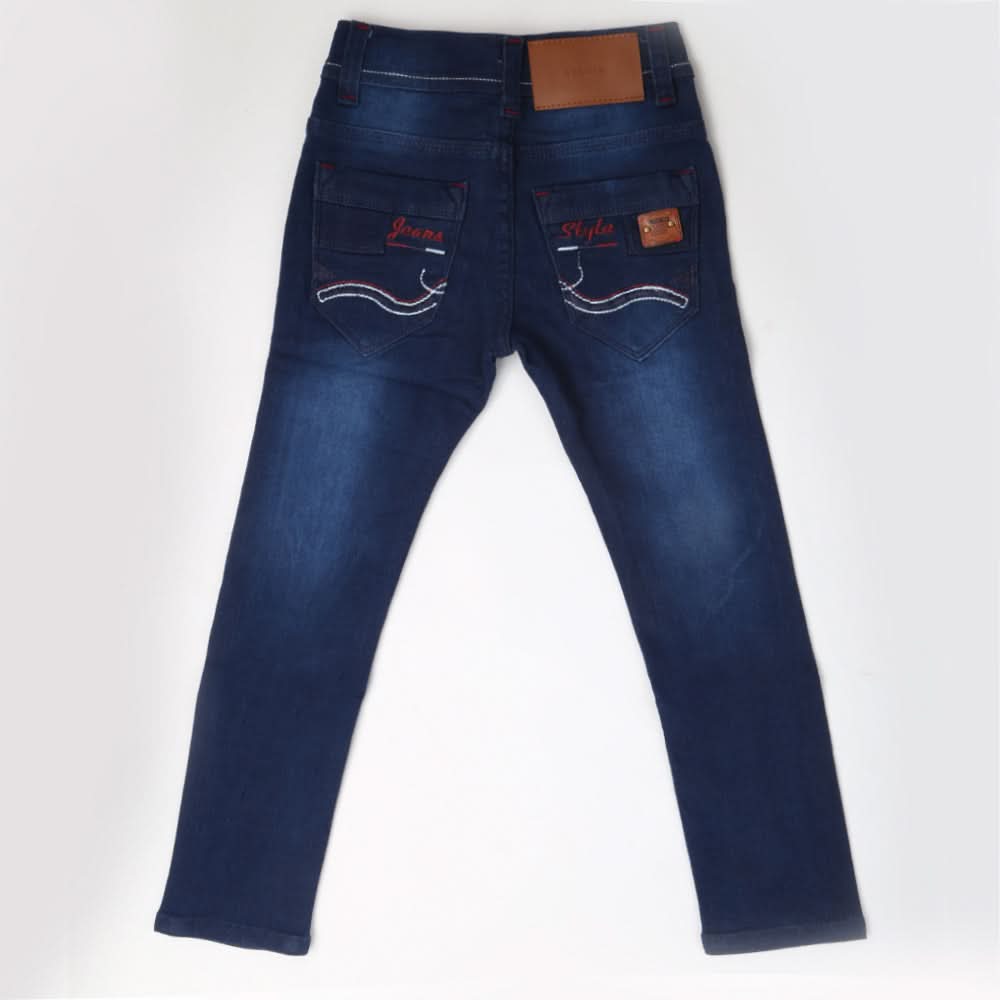 Boys Denim Pant - Dark Blue, Kids, Boys Pants, Chase Value, Chase Value