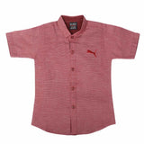 Boys Half Sleeves Printed Shirt - Purple, Kids, Boys Shirts, Chase Value, Chase Value