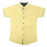 Boys Half Sleeves Printed Shirt - Yellow, Kids, Boys Shirts, Chase Value, Chase Value