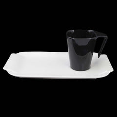 Mug With Plate - White, Home & Lifestyle, Serving And Dining, Chase Value, Chase Value