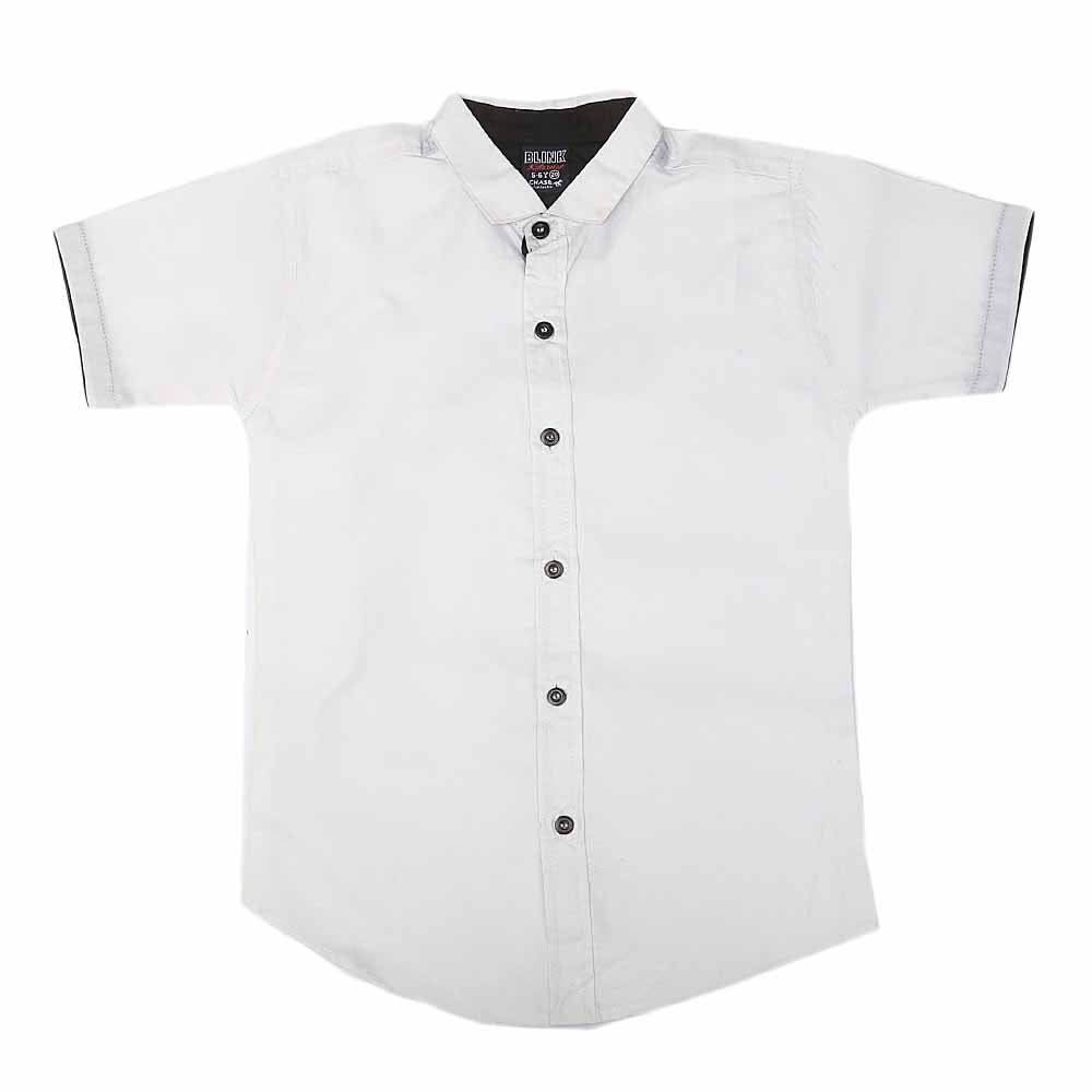 Boys Half Sleeves Printed Shirt - White, Kids, Boys Shirts, Chase Value, Chase Value