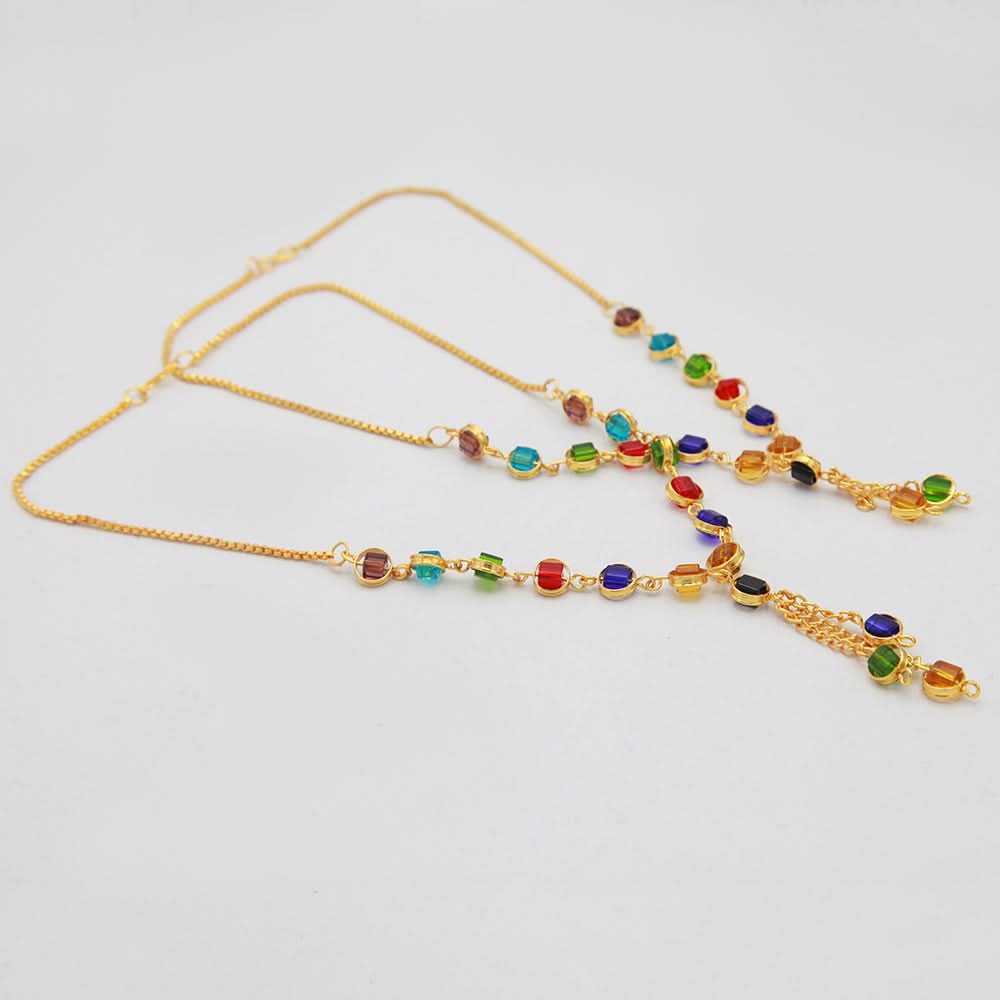 Girls Mala Set - Golden, Kids, Jewellery Sets, Chase Value, Chase Value