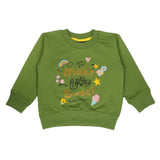 Girls Full Sleeves T-Shirt - Green, Girls T-Shirts, Chase Value, Chase Value
