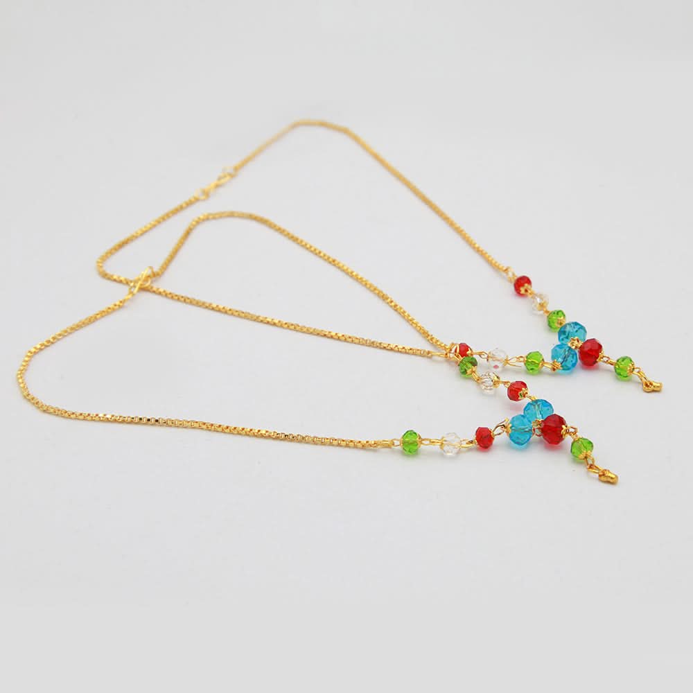 Girls Mala Set - Golden, Kids, Jewellery Sets, Chase Value, Chase Value
