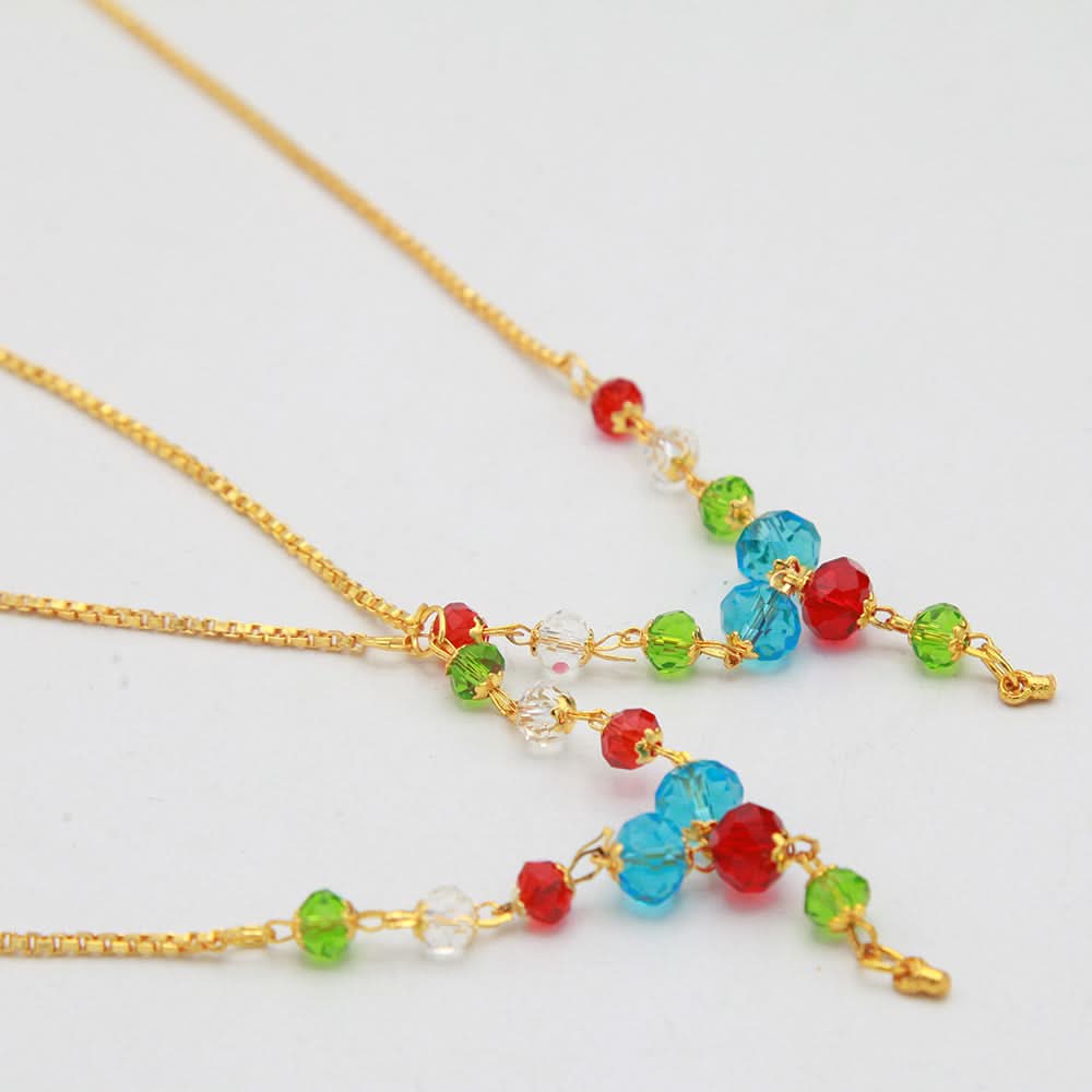 Girls Mala Set - Golden, Kids, Jewellery Sets, Chase Value, Chase Value
