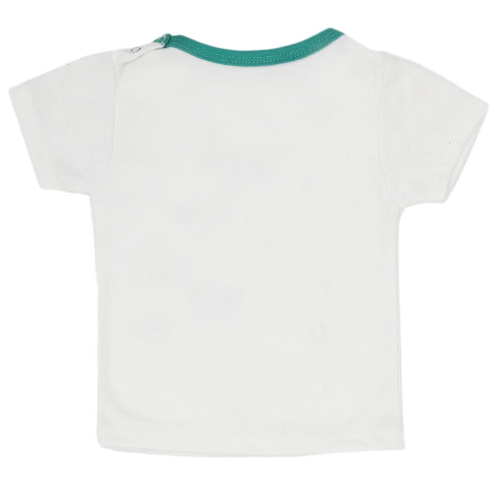 Newborn T-Shirt For 14th August - White, Kids, NB Boys Shirts And T-Shirts, Chase Value, Chase Value