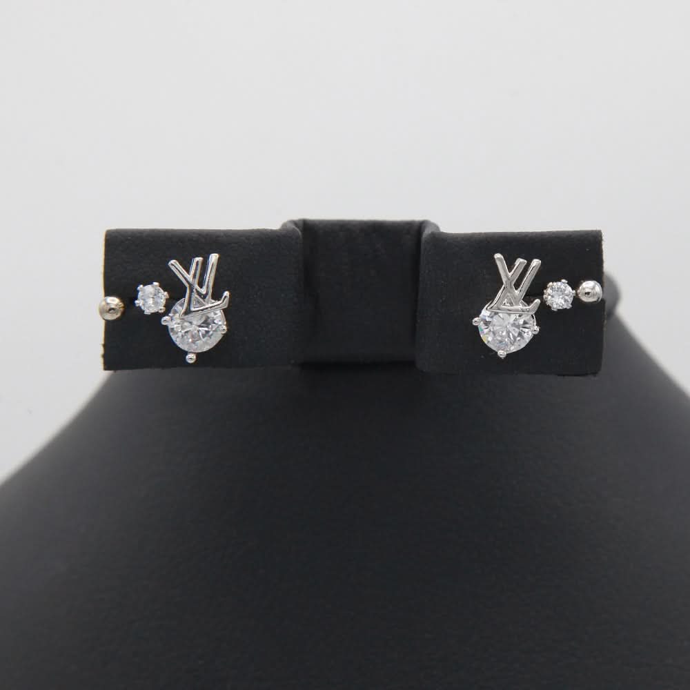 Women's Triple Ear Tops - Silver, Women, Earrings & Tops, Chase Value, Chase Value