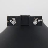 Women's Triple Ear Tops - Silver, Women, Earrings & Tops, Chase Value, Chase Value