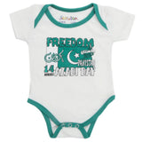 Newborn Boys Romper For 14th August - White, Kids, NB Girls Rompers, Chase Value, Chase Value