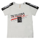 Boys Round Neck Half Sleeves T-Shirt - White, Kids, Boys T-Shirts, Chase Value, Chase Value