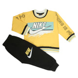 Boys Full Sleeves 2Pcs Suits - Yellow, Boys Sets & Suits, Chase Value, Chase Value