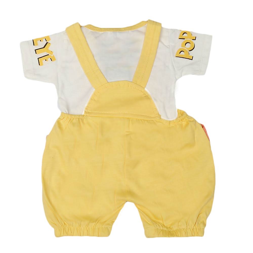 Newborn Boys Romper - Yellow, Kids, NB Boys Rompers, Chase Value, Chase Value