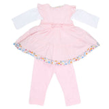 Newborn Girls Full Sleeves 3 Piece Suit - Pink, Kids, NB Girls Sets And Suits, Chase Value, Chase Value