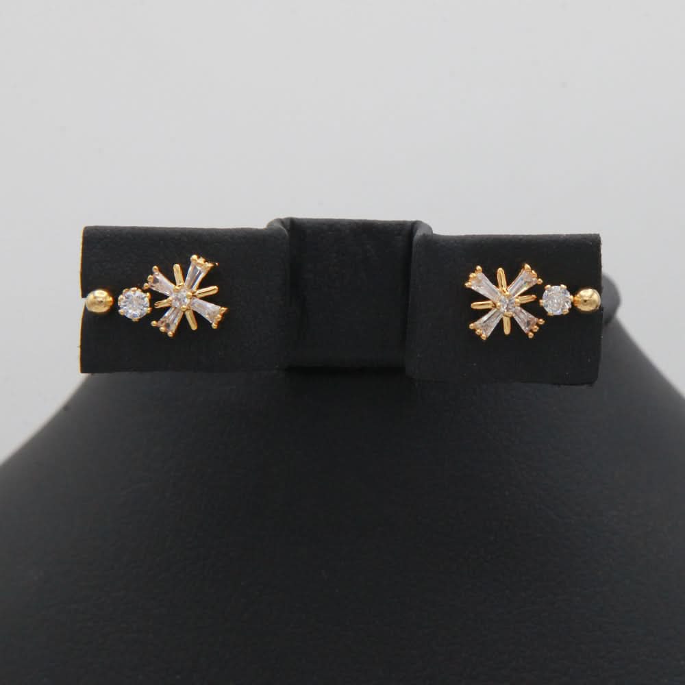 Women's Triple Ear Tops - Golden, Women, Earrings & Tops, Chase Value, Chase Value