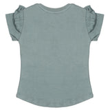 Girls Half Sleeves Printed T-Shirt - Dark Grey, Girls T-Shirts, Chase Value, Chase Value