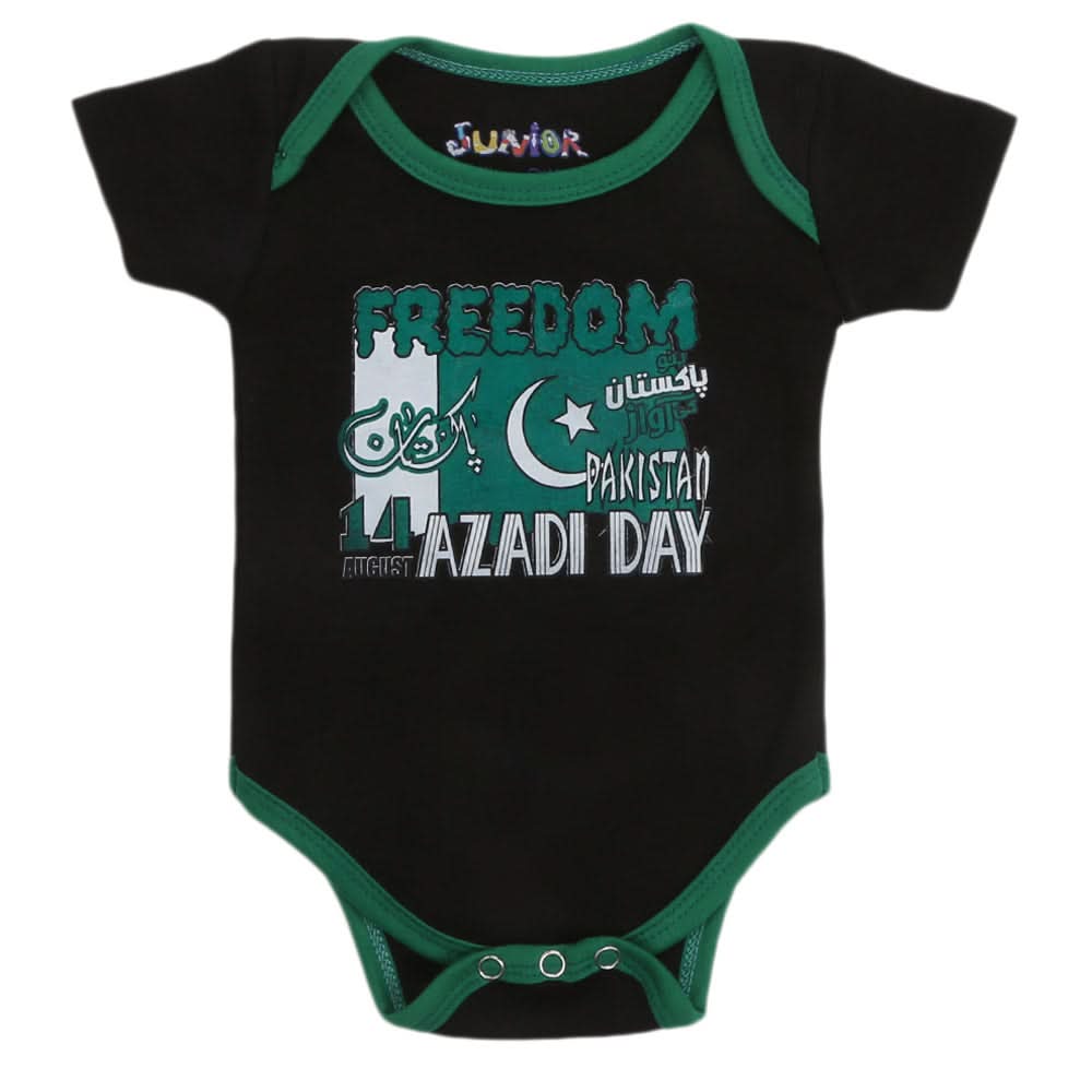 Newborn Boys Romper For 14th August - Black, Kids, NB Boys Rompers, Chase Value, Chase Value