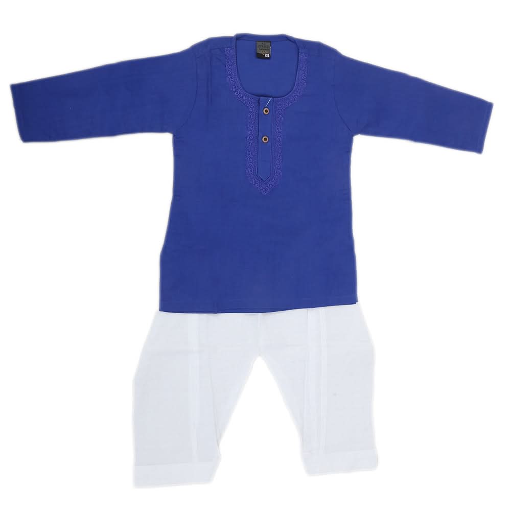Newborn Boys Shalwar Suit - Royal Blue, Kids, NB Boys Shalwar Suits, Chase Value, Chase Value