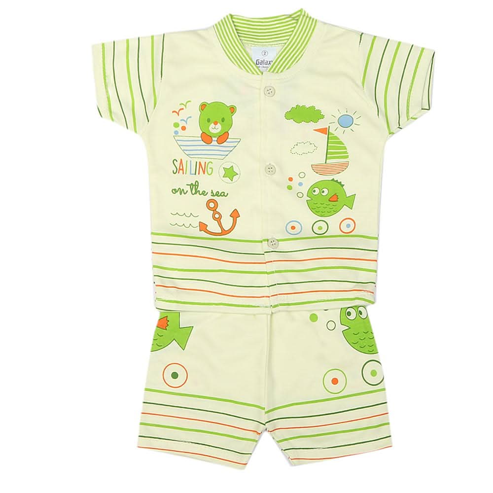 Newborn Boys Suits 2 Pcs - Green, Kids, NB Boys Sets And Suits, Chase Value, Chase Value