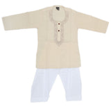 Newborn Boys Shalwar Suit - Fawn, Kids, NB Boys Shalwar Suits, Chase Value, Chase Value