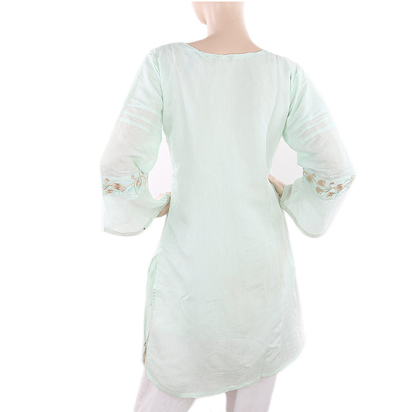 Women's Fancy Embroidered Kurti - Light Green, Women, Ready Kurtis, Chase Value, Chase Value