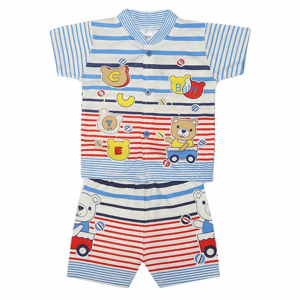 Newborn Boys Suits 2 Pcs - Blue, Kids, NB Boys Sets And Suits, Chase Value, Chase Value