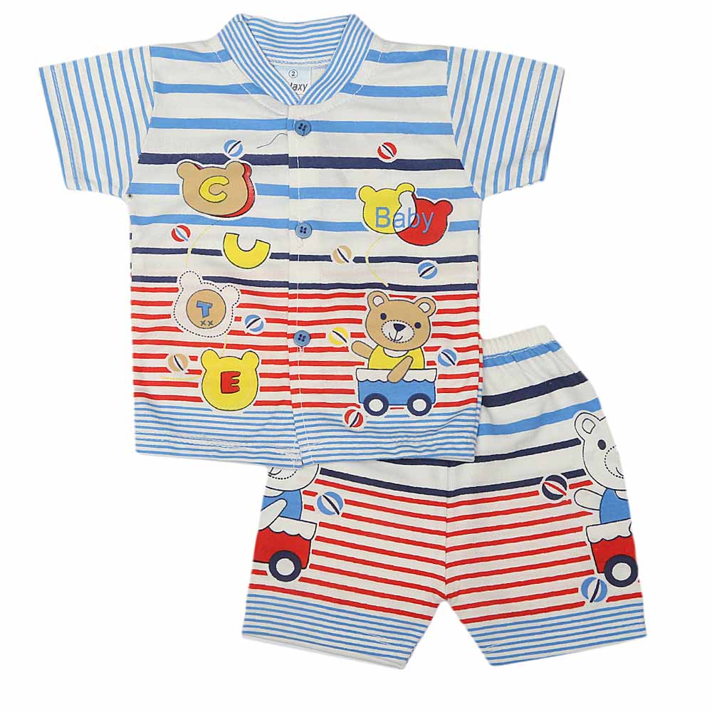 Newborn Boys Suits 2 Pcs - Blue, Kids, NB Boys Sets And Suits, Chase Value, Chase Value