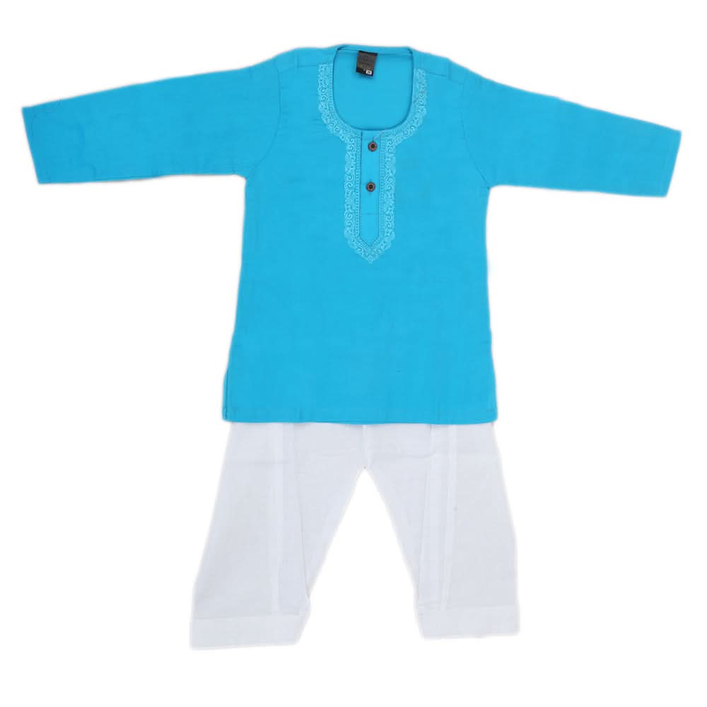Newborn Boys Shalwar Suit - Blue, Kids, NB Boys Shalwar Suits, Chase Value, Chase Value