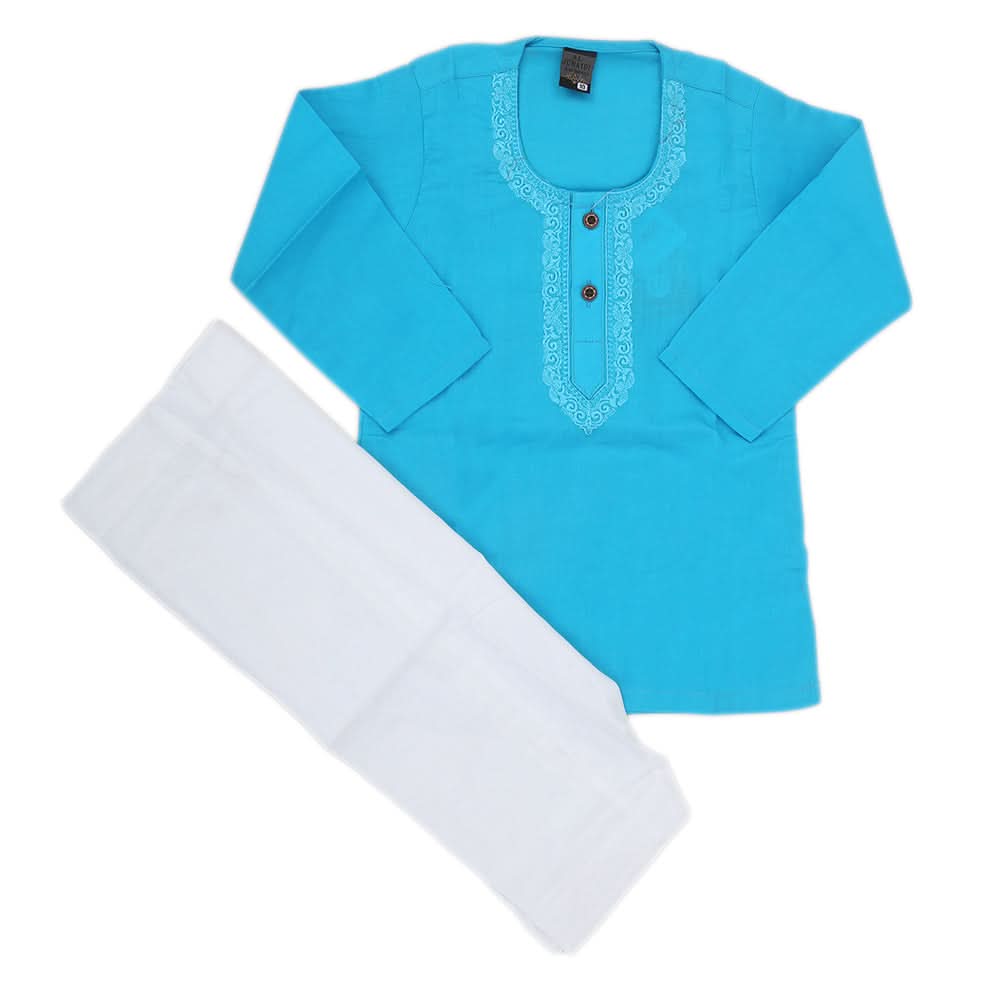 Newborn Boys Shalwar Suit - Blue, Kids, NB Boys Shalwar Suits, Chase Value, Chase Value