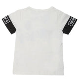Boys Round Neck Half Sleeves T-Shirt - White, Kids, Boys T-Shirts, Chase Value, Chase Value