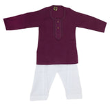 Newborn Boys Shalwar Suit - Purple, Kids, NB Boys Shalwar Suits, Chase Value, Chase Value