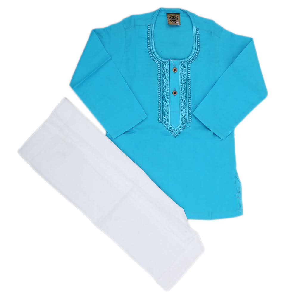 Newborn Boys Shalwar Suit - Blue, Kids, NB Boys Shalwar Suits, Chase Value, Chase Value