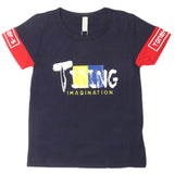 Boys Round Neck Half Sleeves T-Shirt - Navy Blue, Kids, Boys T-Shirts, Chase Value, Chase Value