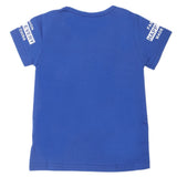Boys Round Neck Half Sleeves T-Shirt - Royal Blue, Kids, Boys T-Shirts, Chase Value, Chase Value