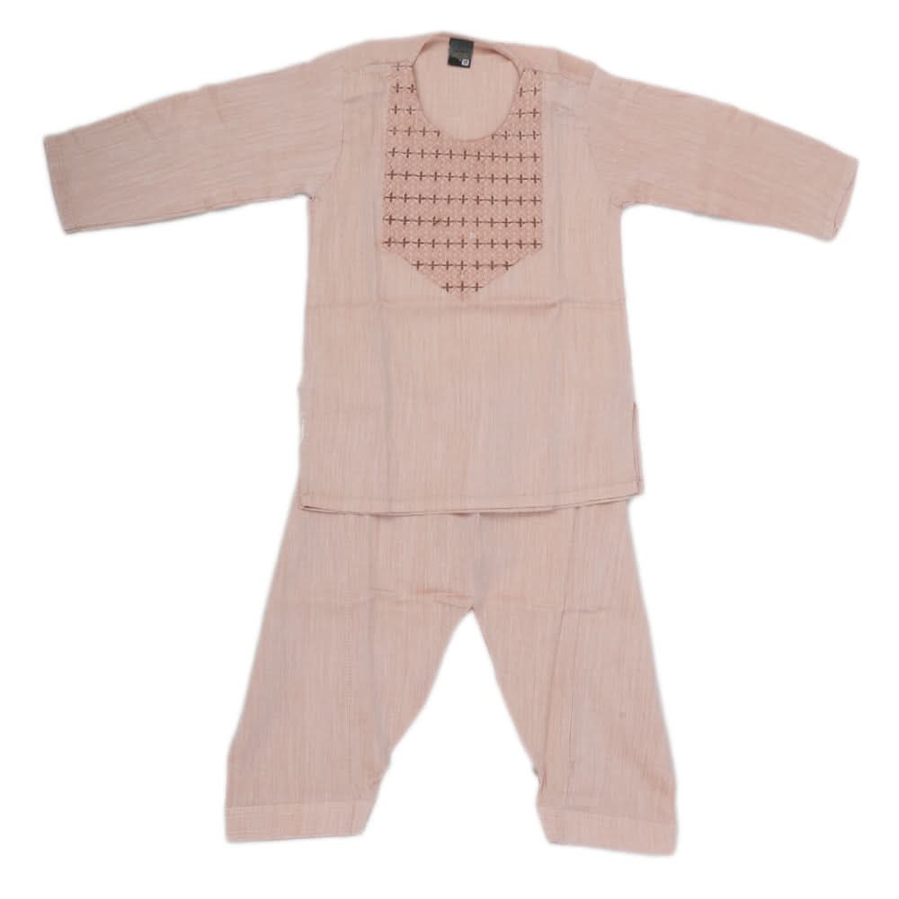 Newborn Boys Shalwar Suit - Peach, Kids, NB Boys Shalwar Suits, Chase Value, Chase Value