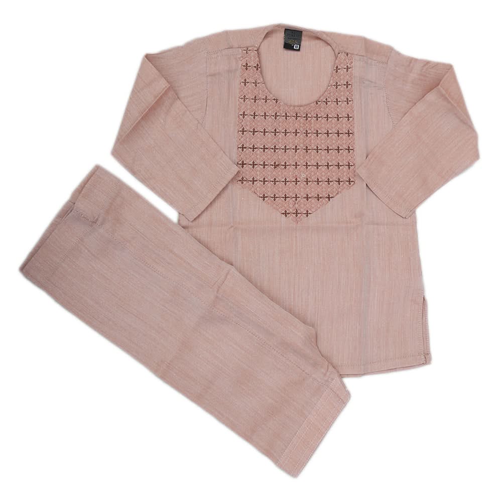Newborn Boys Shalwar Suit - Peach, Kids, NB Boys Shalwar Suits, Chase Value, Chase Value