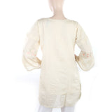 Women's Fancy Embroidered Kurti - Beige, Women, Ready Kurtis, Chase Value, Chase Value