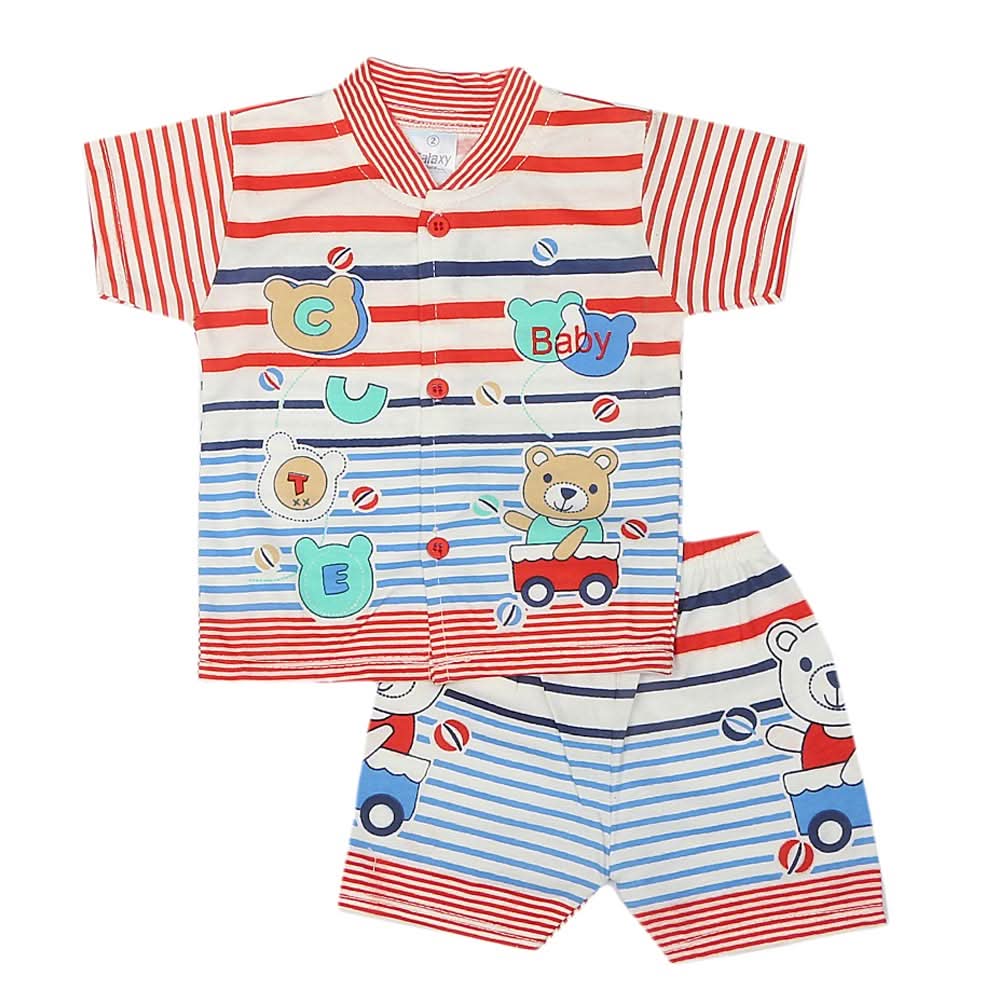 Newborn Boys Suits 2 Pcs - Red, Kids, NB Boys Sets And Suits, Chase Value, Chase Value